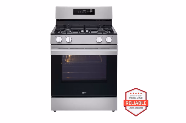 LG 6.3 cu. ft. Smart Wi-Fi Enabled Probake Convection(R) Gas Range with Air Fry & EasyClean(R) LRGN6321Y