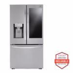 LG 24 cu. ft. Smart InstaView(R) Door-in-Door(R) Counter-Depth Refrigerator with Craft Ice(TM) LRFVC2406S