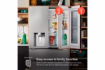 LG 30 cu. ft. 36 Inch Wide French Door Refrigerator - Stainless Steel LRMDS3006S (8)