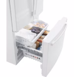 GE GE(R) ENERGY STAR(R) 18.6 Cu. Ft. Counter-Depth French-Door Refrigerator GWE19JGLWW (6)