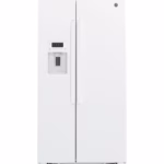 GE GE(R) 21.9 Cu. Ft. Counter-Depth Side-By-Side Refrigerator GZS22DGJWW