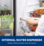 GE GE(R) ENERGY STAR(R) 18.6 Cu. Ft. Counter-Depth French-Door Refrigerator GWE19JGLWW (12)