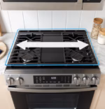 GE GE(R) 30" Slide-In Front-Control Convection Gas Range with No Preheat Air Fry and EasyWash(TM) Oven Tray GGS60LAVFS (10)