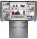 GE Profile GE Profile(TM) ENERGY STAR(R) 23.2 Cu. Ft. Smart Counter-Depth Fingerprint Resistant 4-Door French-Door Refrigerator PJE23BYWFS (5)