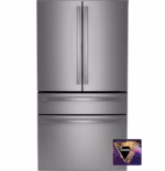 GE Profile GE Profile(TM) ENERGY STAR(R) 23.2 Cu. Ft. Smart Counter-Depth Fingerprint Resistant 4-Door French-Door Refrigerator PJE23BYWFS (2)