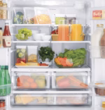 GE GE(R) ENERGY STAR(R) 18.6 Cu. Ft. Counter-Depth French-Door Refrigerator GWE19JGLWW (4)