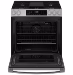 GE GE(R) 30" Slide-In Front-Control Convection Gas Range with No Preheat Air Fry and EasyWash(TM) Oven Tray GGS60LAVFS (4)